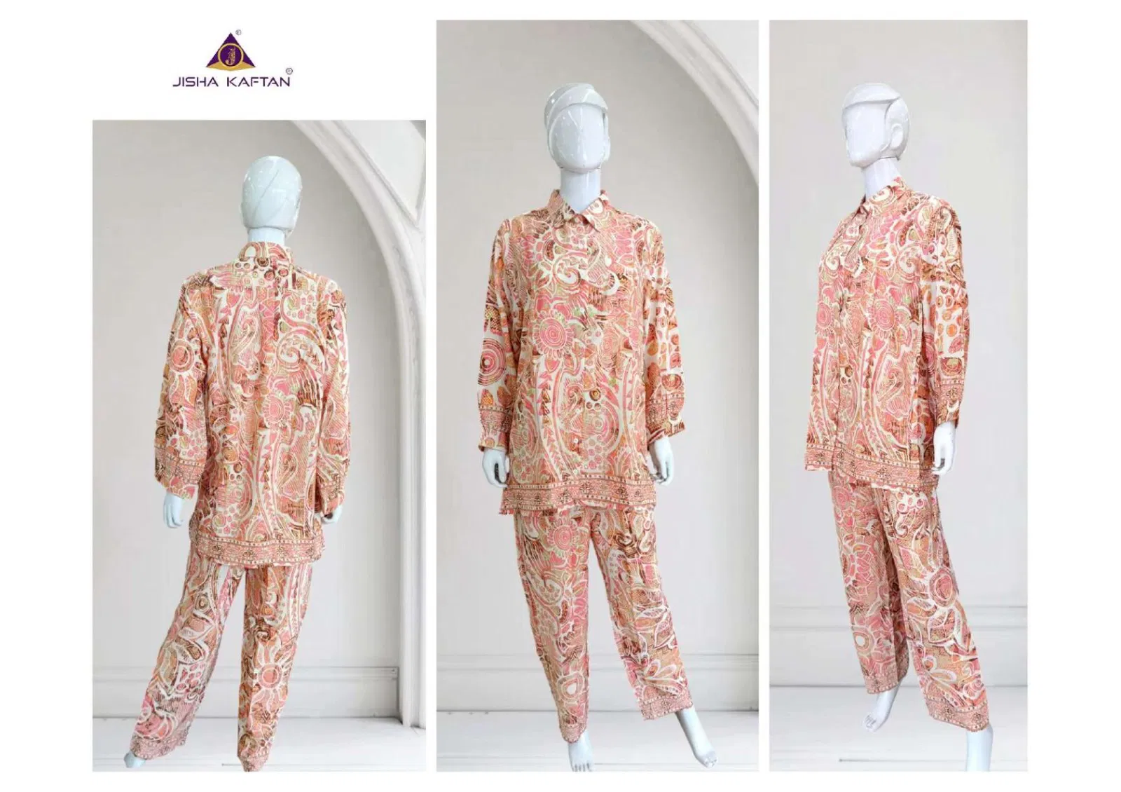 Silk Co Ord Sets By Jisha Kaftan Western Designer Cord Set Suppliers In India